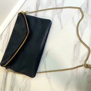 Black Henri Bendel Crossbody Clutch